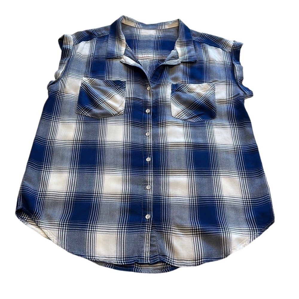 JACHS Girlfriend Cap Sleeve Blouse - Size Large